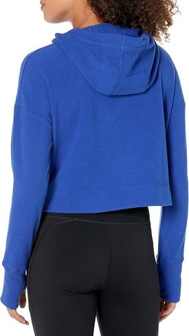 Sweaty Betty Women's Escape Luxe Fleece Cropped Long Sleeve Hoodie Sweatshirt in Saudi Arabia