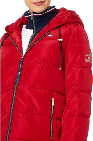 Tommy Hilfiger Women's Hooded Pffr W/Rb Cllr in Saudi Arabia