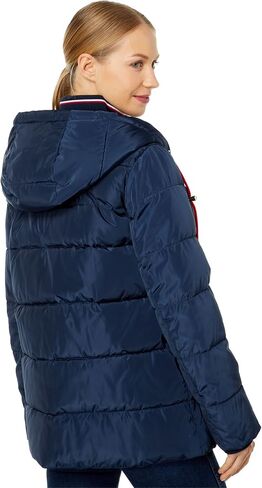 Tommy Hilfiger Women's Hooded Pffr W/Rb Cllr in Saudi Arabia