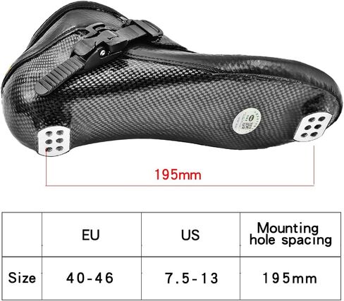 Professional Speed Skates shoes 3 Wheels for Man 3X125MM Big Wheels Carbon Fibre Roller Skating Shoes Black Inline Skate Shoes in Kuwait