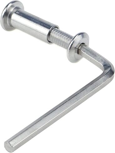 MY MIRONEY 10 Sets Binding Post Screw Hex Drive Socket Cap Bolts Stainless Steel Binding Bolts and Barrel Nuts Kit, for Furnitures Leather Belt Buckle, M6 x 8mm x 10mm in Saudi Arabia