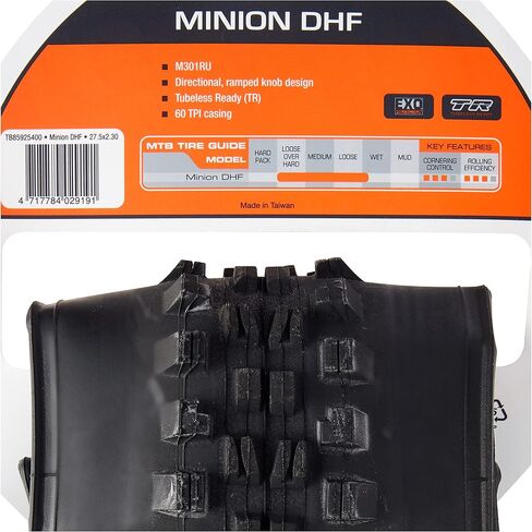 إطار MAXXIS Minion DHRII 3C Exo جاهز للطي بدون أنبوب in Saudi Arabia