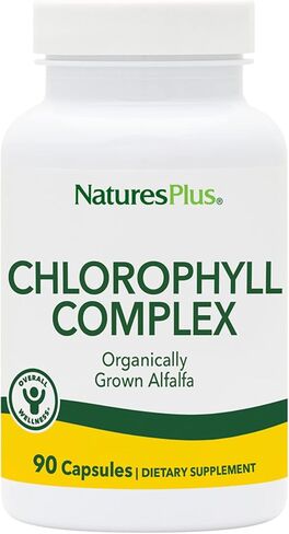 Natures Plus Chlorophyll Complex - 90 Vegetarian Capsules - Nutritional Support for General Well-Being - Vegan - 45 Servings in Saudi Arabia