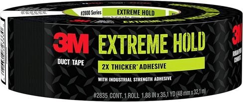 شريط لاصق 3M 2835-B، تثبيت فائق، أسود in Kuwait