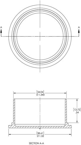 Caplugs 99390193 Plastic Conductive Plug for Threaded Connectors. CEP-14, E/VAC, to Plug Nominal Thread Size 7/8-20", Black (Pack of 100) in Saudi Arabia