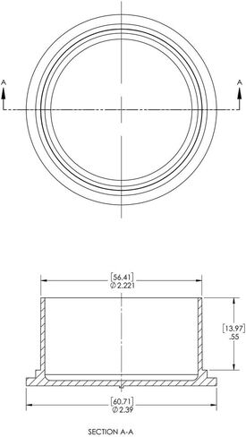 Caplugs 99390193 Plastic Conductive Plug for Threaded Connectors. CEP-14, E/VAC, to Plug Nominal Thread Size 7/8-20", Black (Pack of 100) in Saudi Arabia