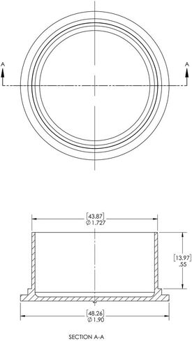 Caplugs 99390193 Plastic Conductive Plug for Threaded Connectors. CEP-14, E/VAC, to Plug Nominal Thread Size 7/8-20", Black (Pack of 100) in Saudi Arabia