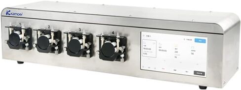 AC110V-240V 4 قناة مضخة تمعجية منخفضة التدفق 0.01 مل / دقيقة - 248 مل / دقيقة كاموير NP04-KCS عالية الدقة للبرمجة محرك متدرج مضخة الجرعات السائلة مع شاشة تعمل باللمس التطبيق واي فاي التحكم عن بعد in Kuwait