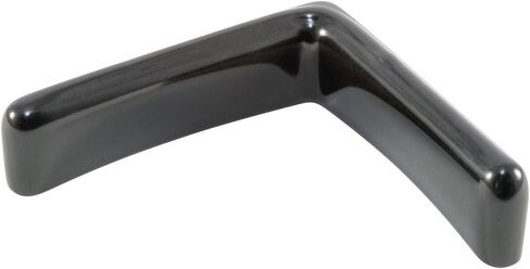 Caplugs 99390641 غطاء زاوية بلاستيكي لتغطية زوايا الإطار المعدني بزاوية 90 درجة. VAC-2000X2000-8، فينيل، حجم الإطار الزاوي 2.000 بوصة سمك معدني .125 بوصة ارتفاع .500 بوصة، أسود (عبوة من 24 قطعة) in Saudi Arabia