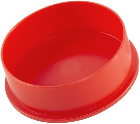 Caplugs EC-20 EC Series – Plastic Cap for Threaded Connectors, 100 Pack, Red LD-PE, Nominal Thread Size 1-1/4" Flanged, Protective Closures, Dirt and Moisture Seals, Finishing, Masking (99394481) in Kuwait