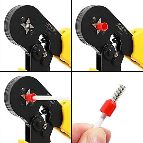 100 Pcs 4 AWG Ferrule Connectors Insulated Ferrule Crimp Terminal in Saudi Arabia