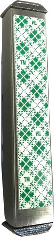 Accordion Art Glass Mezuzah, Easy Mount Indoor or Outdoor Weatherproof Metal Case Gift Box and Non-Kosher Scroll Included Hand Made in USA Guaranteed for Life! (Silver) in Saudi Arabia