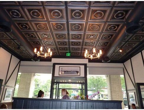 210as-24x24-25 Laurel Wreath Ceiling Tile 24" x 24" Antique Silver 25 in Saudi Arabia