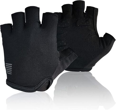 قفازات YKYWBIKE لركوب الدراجات للرجال والنساء، قفازات دراجة مسامية، قفازات رياضية مبطنة مضادة للانزلاق، قفازات دراجة نصف إصبع، قفازات دراجة MTB ممتصة للصدمات in Kuwait