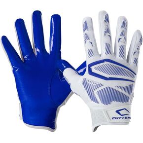 CUTTERS Gamer Padded Football Glove. All Purpose Players, Receivers, Lineman. Extra Grip.