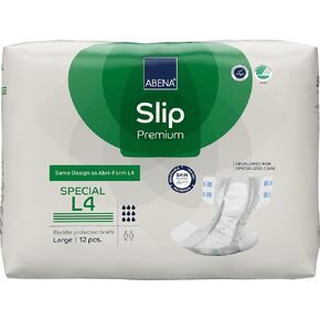 Abena Slip Special (Formerly Abri-Form L4) - Incontinence Briefs, Level 4, Large, 12 Count