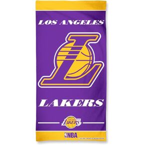 NBA Los Angeles Lakers Beach Towel, Team Color, One Size