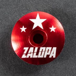 MTB Headset steam cap 1 1/8 steam Top Cap screw Captain Shell Cover Aluminum Alloy America Mountain Road Bicycles Bowl Bike Stem Cap Bicycle Accessories Blue Red five-pointed star pattern circle
