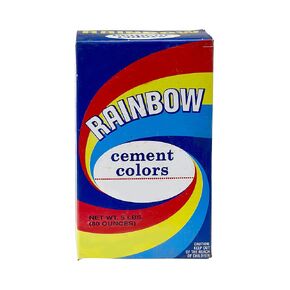 Mutual Industries 9011-1-0 Rainbow Cement Color, 1 lb., Bright Red