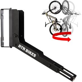Kranked Twist Professional Hanger/Wall Mount Bicycle Swivel Bracket - Ideal for Garages or Bicycle Shops