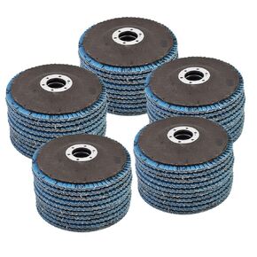 4-1/2 Inch x 7/8 Inch Premium Zirconia Flap Discs 100 Pack 40 Grits Grinding Wheel Angle Grinder Sanding Disc Type 29