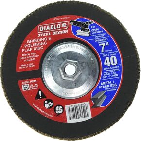 Steel Dmn Flap Dsc 7"40G
