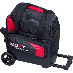 Moxy Duckpin Deluxe Roller Bowling Bag- Red/Black