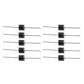 50pcs 10A10 1000V Diodes High Voltage Rectifying Diodes One Way Electrical Conductivity Low reverse leakage current High current capability