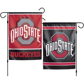 WinCraft Ohio State Buckeyes Polyester 12"X18" 2 SIDED Garden Yard Wall Flag