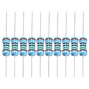 YOKIVE 300 PCS Metal Film Resistors, 150 Ohm Resistor with 1/4W 1% Tolerance, Lead, Good for DIY Electronic Projects (5 Color Bands, 5.8±0.5mm)