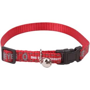 Ohio State Buckeyes White Breakaway Cat Collar