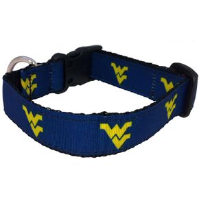 NCAA West Virginia Mountaineers Dog Collar (Team Color, Large)