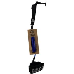 OAM Premium Bodyboard Wrist Leash - Made in The USA - Board Wrist Leash w/Key Pocket, Soft Cuff, Double Swivel, Detachable Rail Saver, Molded Stand Off, Pro Design