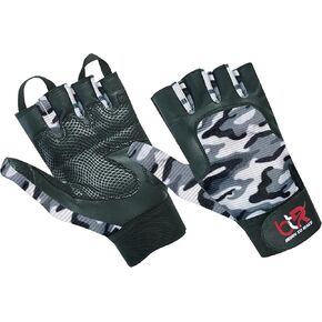 قفازات مستخدم الكرسي المتحرك لذوي الاحتياجات الخاصة، بدون أصابع، إبهام طويل من الجلد للرجال والنساء، للتمرين، رفع الأثقال، ركوب الدراجات، قفازات القيادة، تصميم مموه جديد للجنسين in Kuwait