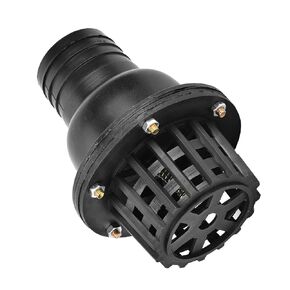 Water Pump Foot Valve Black PVC Low Pressure Flat Check Valve for Fluid Machine with Professionally Practically Design(2"),Various Other Pumps and Accessories