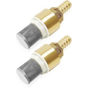 Check Valves 1/2inch Brass Foot Valves for Suction Hose Hose Barb Brass Check Valves With Hose Connection good