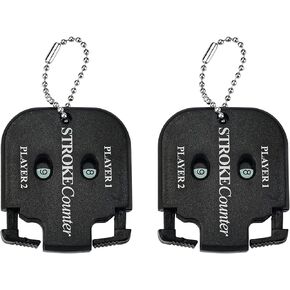 Mini Score Counter Golf Stroke Shot Putt Tally Keeper Number with Key Chain (Pack of 2)