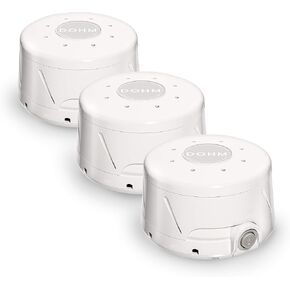 Yogasleep Dohm Classic (3 Pack) The Original White Noise Sound Machine, Soothing Natural Sounds from a Real Fan, Sleep Therapy for Adults & Baby, Noise Cancelling for Office Privacy & Meditation