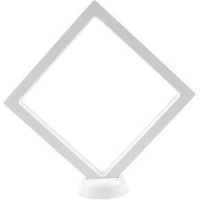 3D Floating Display Case, Floating Frame with Stand Base for Jewelry,Coin,Specimens＆Medallion (Black) in Saudi Arabia