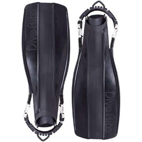 Dive Rite XT Fins w/Spring Heels, Large - All Black