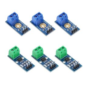 3 Sets 30A ACS712 Current Sensor Module DC0-25V Voltage Sensor Module Current Sensor Measuring Module Kit for DIY Electronic Design Project