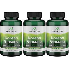 Swanson Korean Ginseng 250 Milligrams 300 Capsules