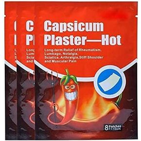 Queenie® Capsicum Plaster Paste Release Relief Relaxing 24Pcs / 3Bags