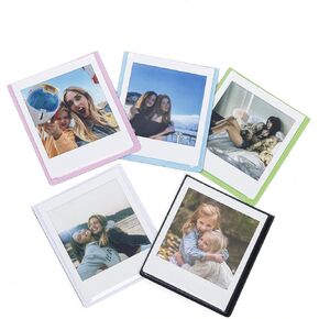 Square Magnetic Picture Frame for Polaroid Fujifilm Instax SQ Film SQ1 SQ6 SQ10 SQ20 SQ40 NONS SL660 Instant Camera, Fridge Magnets Frame, 5 Colors. (5)