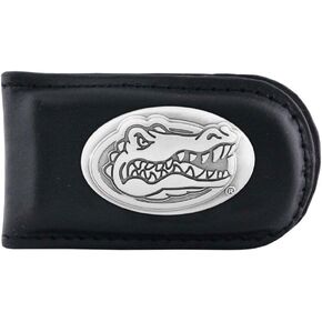 NCAA Florida Gators Leather Magnet Concho Money Clip