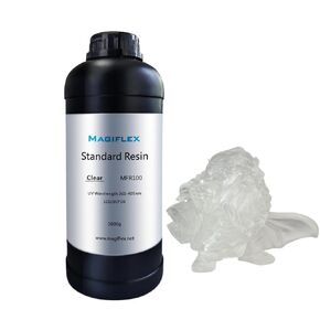 Upgraded Standard 3D Printer Resin, 405nm SLA Fast UV-Curing Resin, High Precision & Rapid Photopolymer for 8K Capable LCD/DLP/SLA 3D Printing (1000g) (Blue Grey)