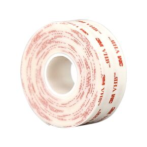 3M VHB Heavy Duty Mounting Tape 4950, 1 1/4" x 5 yards, White, Double-Sided, Permanent, High Strength, Long-Term Durability