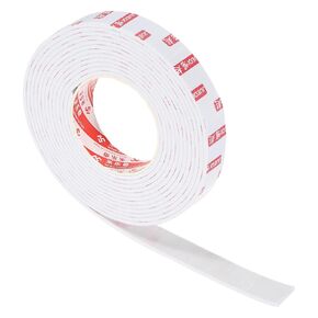 PATIKIL 3/4" W x 1/8" T x 16.4Ft Double Sided Foam Tape, EVA Multipurpose Self Adhesive Weather Sponge Stripping for Home Decorations, Card Scrapbooking DIY Craft Project, White