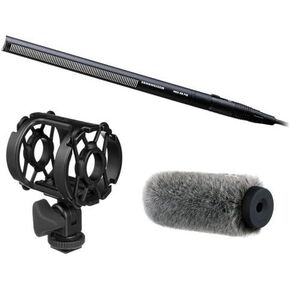 Sennheiser MKH 416-P48 Short Shotgun Interference Tube Mic & Fur Windshield Deluxe Kit