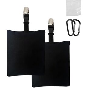 4 Pack Boat Cover Sand Bag - Zipper Boat Sand Bag Kit Windproof Weight Sandbags Weights Marine Grade Sandbags for Boat Mooring Covers Sand Bag, FC202401